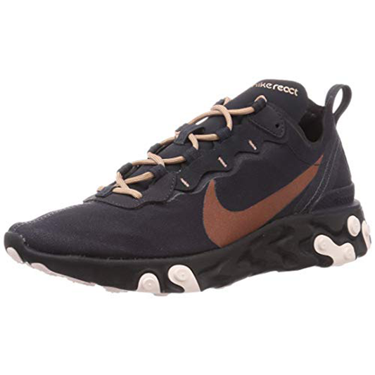 Nike Womens W React Element 55 Oil Grey Ct1186 001 - Size 8W - Nike