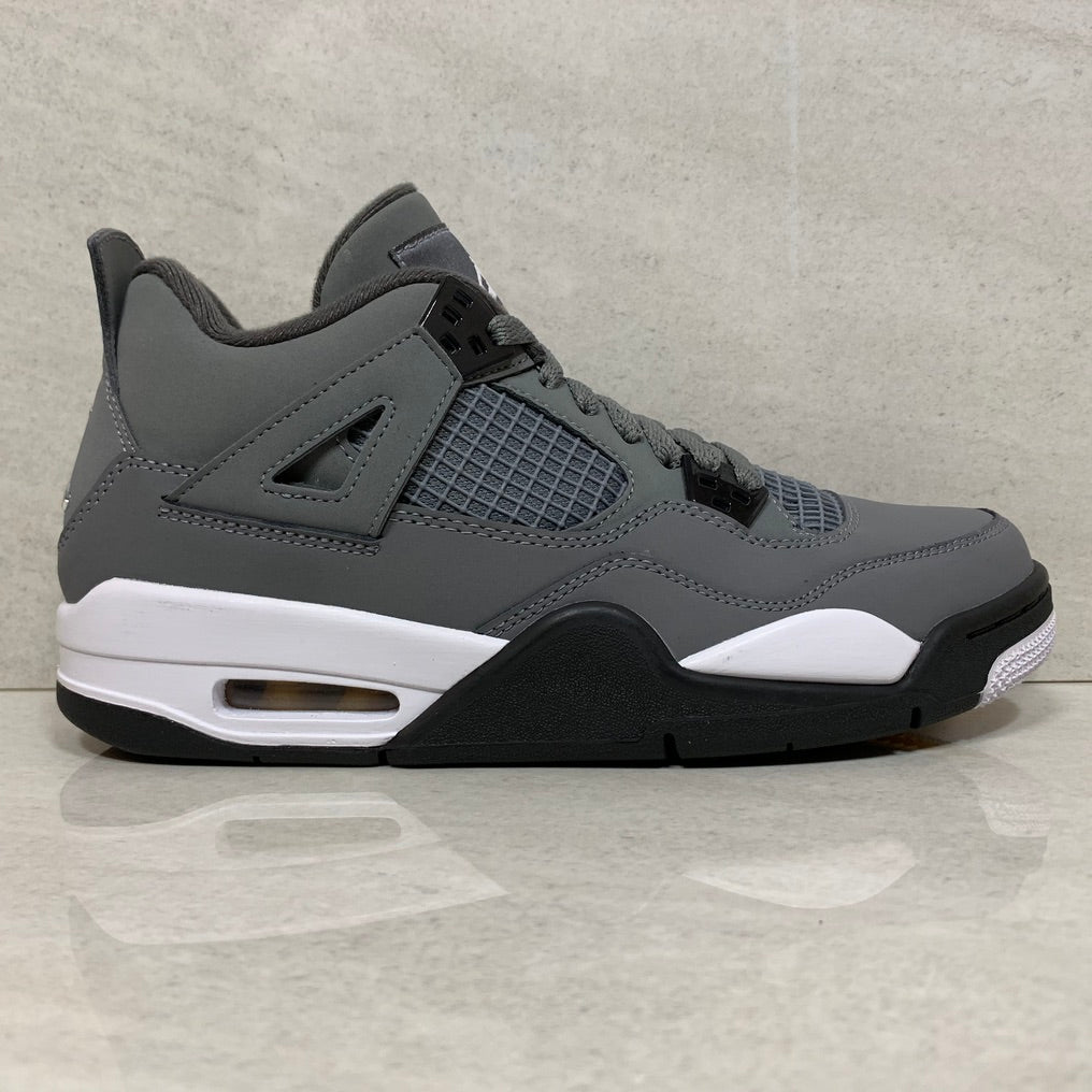 Nike Air Jordan 4 Retro Cool Grey Kid's Size 7Y GS 408452-007 Chrome-Dark Charcoal