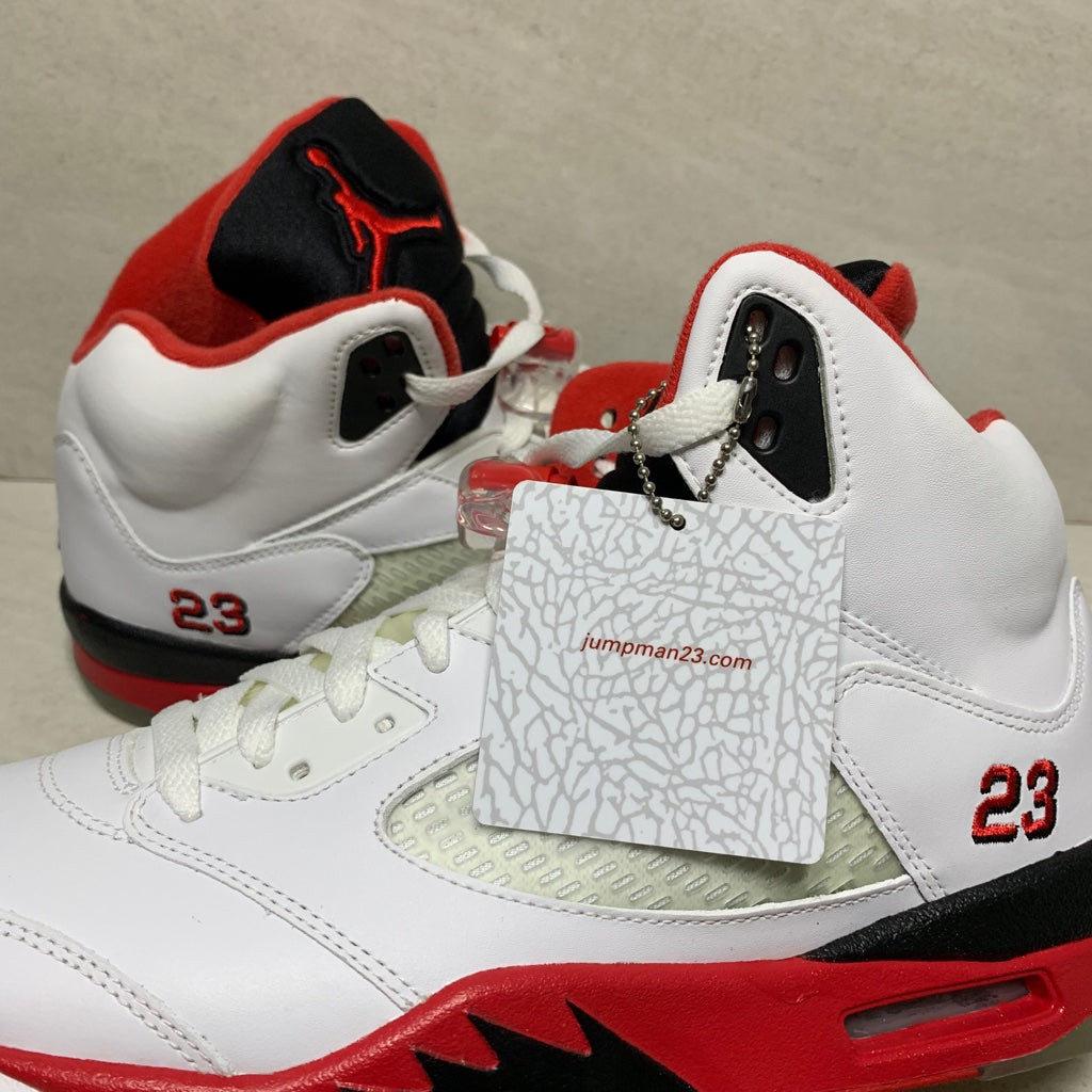 Air Jordan 5 V Fire Red Black Tongue 2006 - 136027 162 - Taille Homme 13
