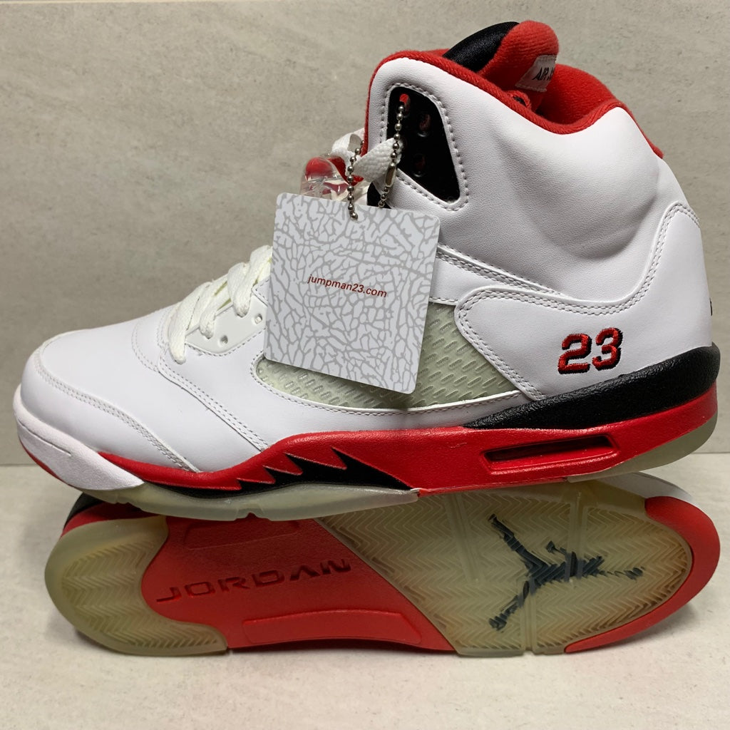 Air Jordan 5 V Fire Red Black Tongue 2006 - 136027 162 - Taille Homme 13