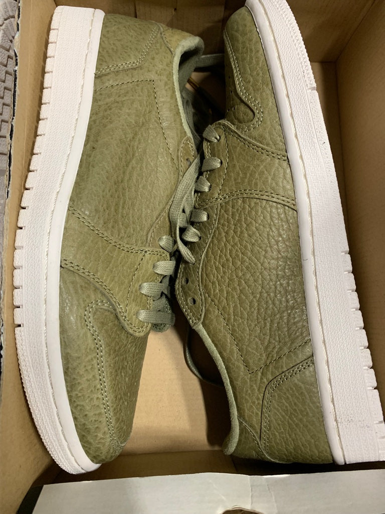 Air Jordan 1 I Retro Low Swooshless Trooper Olive Green - 848775 205 - Jordan