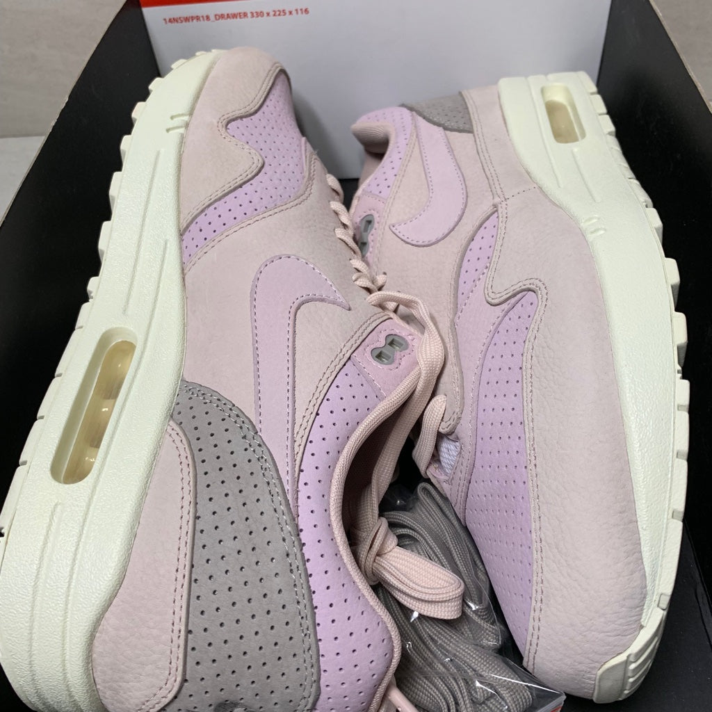 NikeLab Air Max 1 Pinnacle - 859554 600 - Homme Taille 10 Silt Rouge/Perle Rose
