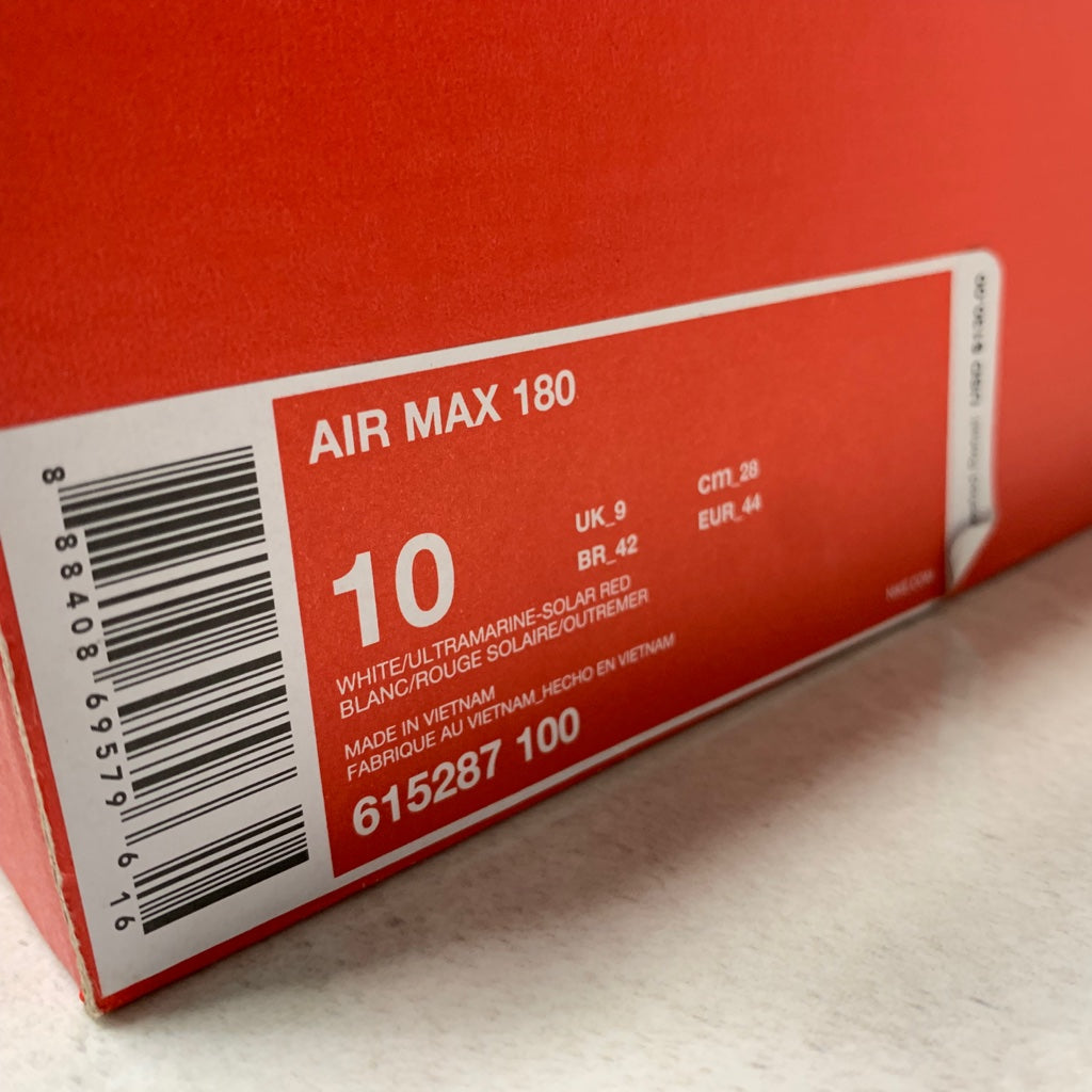 Nike Air Max 180 Ultramarine - 615287 100 - Homme Taille 10
