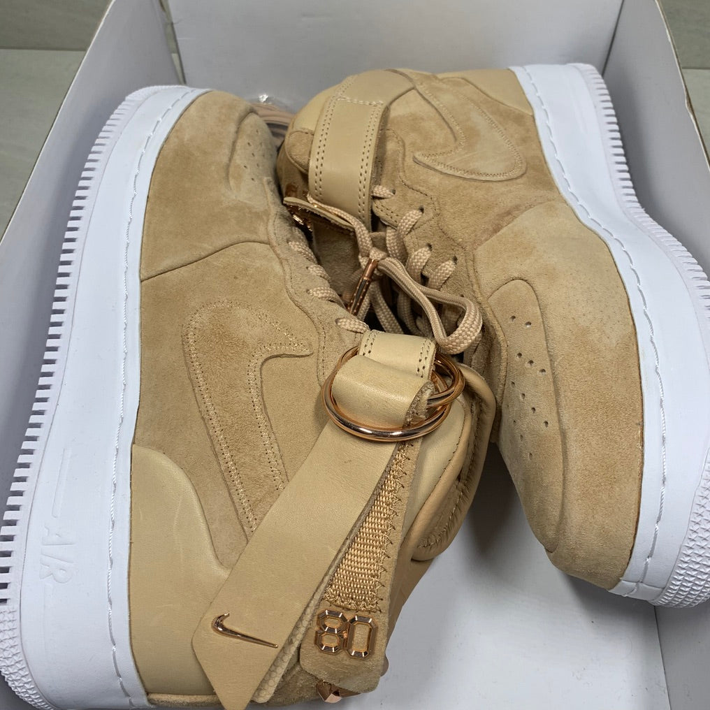 NIKE AIR FORCE 1 MID V CRUZ CMFT VACHETTA TAN - AO9298-200 - Men's Size 7.5