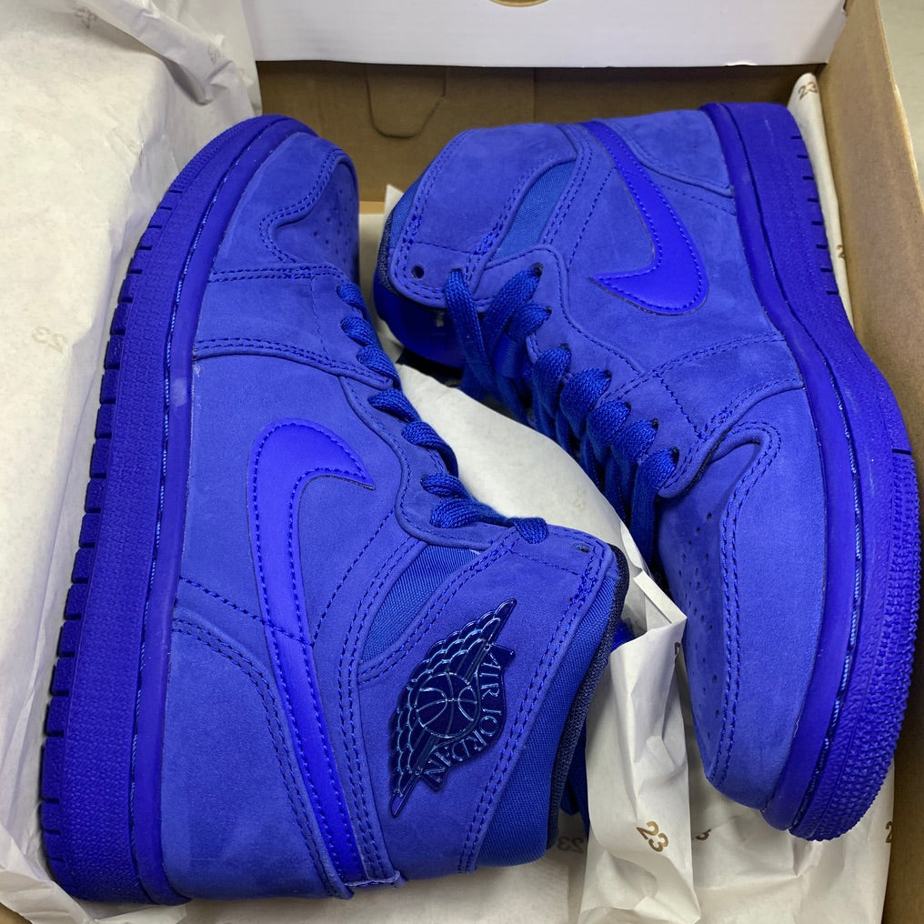 Jordan 1 Retro 1 I HIgh Premium Blue Void - AH7389 400 - Women's Size 5.5